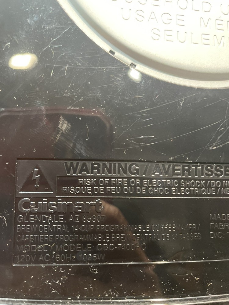 Cuisinart Brew Central 14-cup Programmable Coffee Maker CBC-7400PC