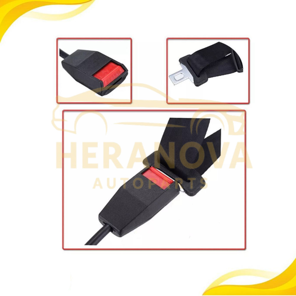 For All MG Car Seat Belts Pair Front Adjustable Durable Black