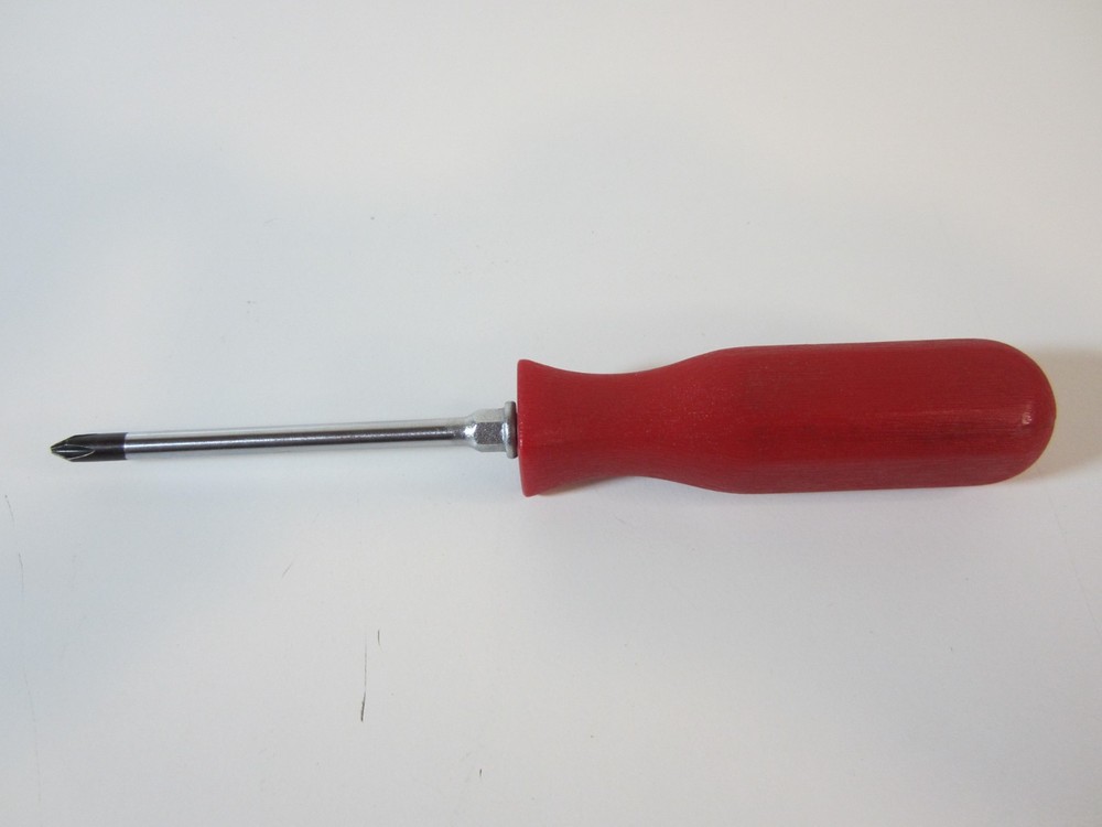 MAC TOOLS PB2031AR #1-Phillips x 3" screwdriver Red Hard Handle **NEW**