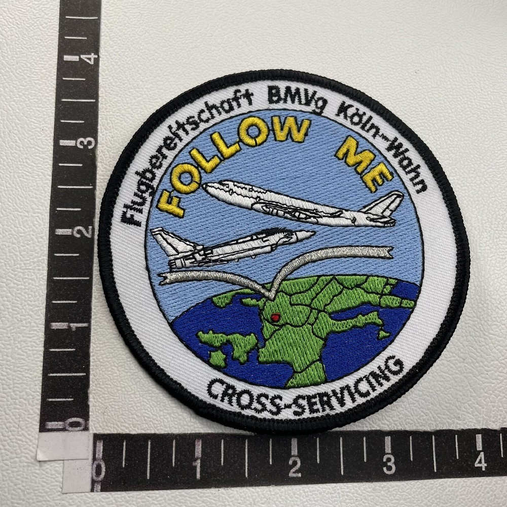 Airplane Cross-Servicing Patch Foreign Language KÖLN WAHN Patch C18E