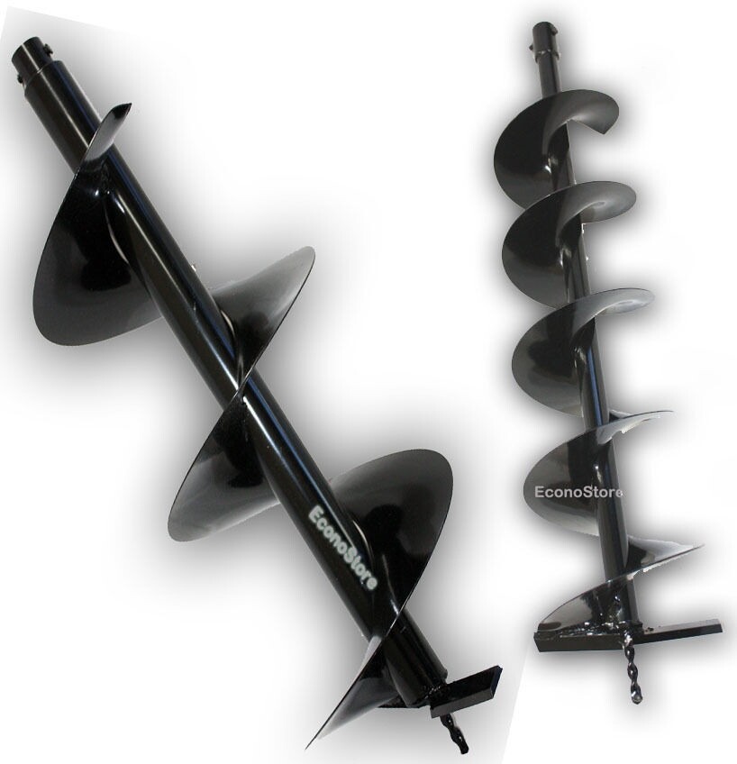 10"(250) and 6"(150mm) Earth Post Hole Auger Bits