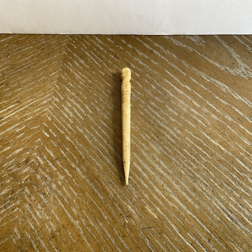 Vintage Bone Knitting Needle