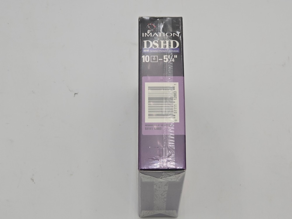 Imation 3M High Density DS HD 10 Pack Diskettes 5 1/4" 5.25 1.2 MB