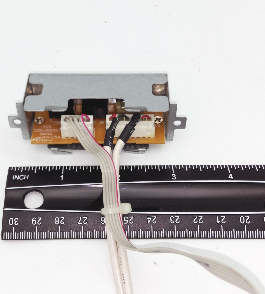 Front Panel Dual USB,Audio/MIC Port PCB Replacement Tower PC Case Assembly Cable