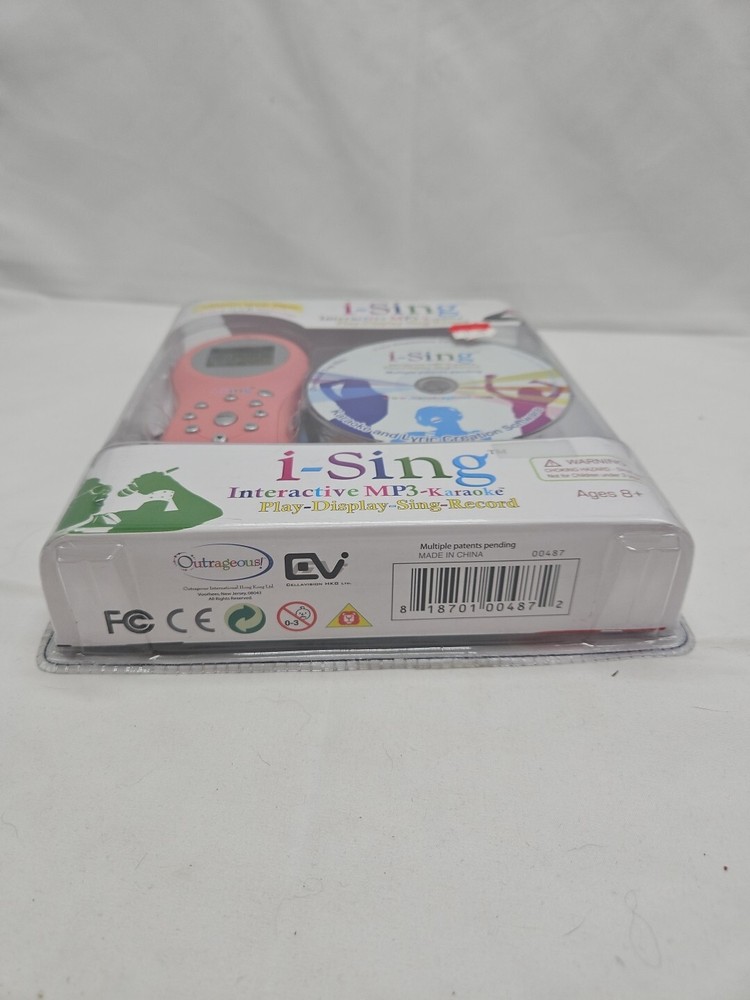 I-Sing Interactive MP3 Karaoke Player CD Software Outrageous! Cellavision NEW