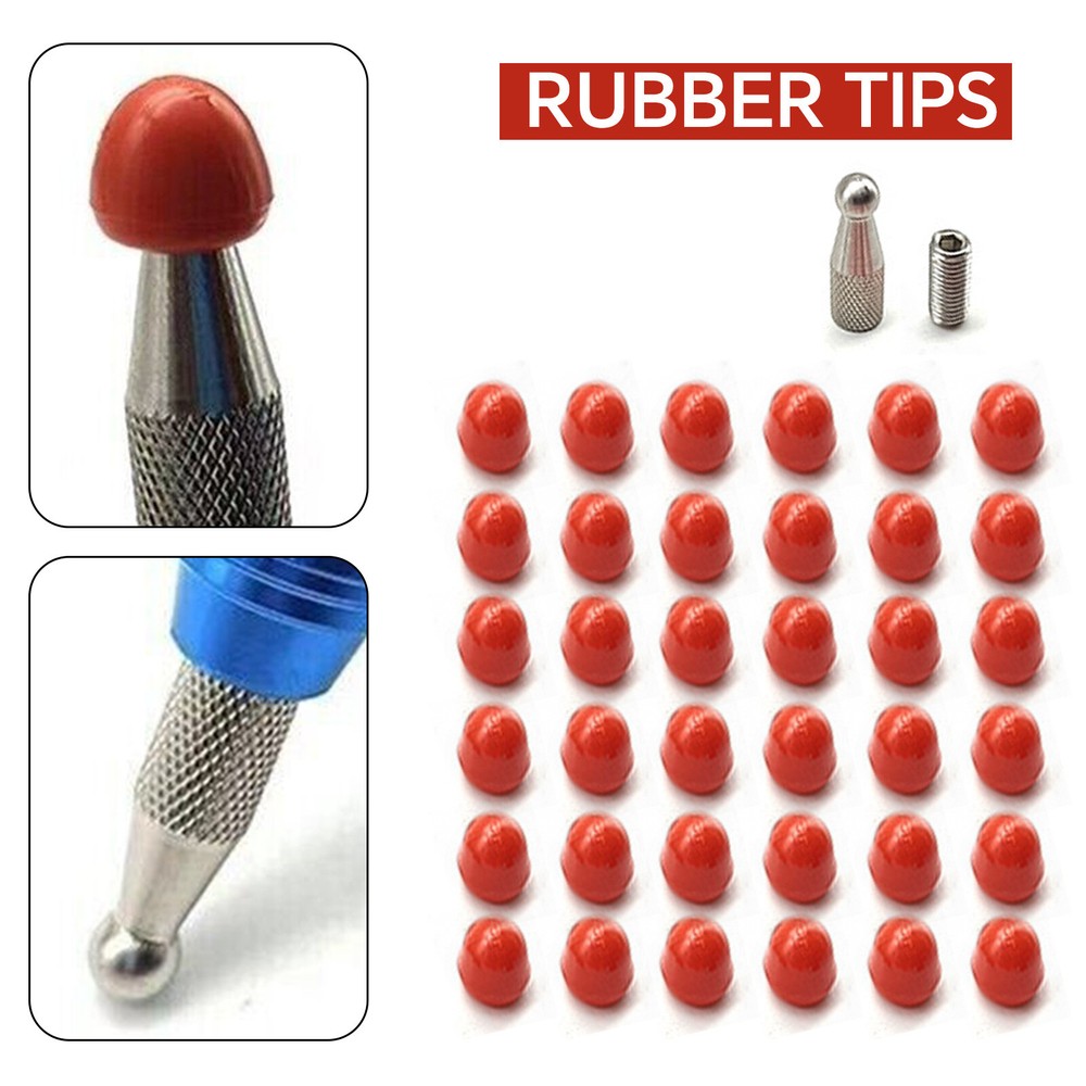Rubber Tips Paintless Dent Repair Tools Hammer And Tips Hook Accessories