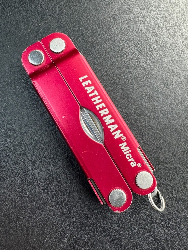 Leatherman Micra 10 in 1 Multitool Anodized Aluminum - Red