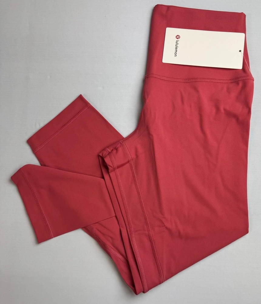 NEW lululemon Align™ High-Rise Crop 23" Desert Red. NWT