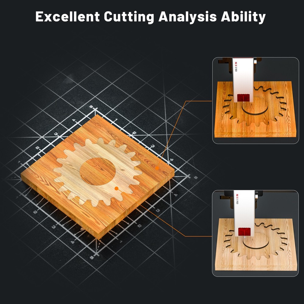 NEJE E40 ⅡFIXED-FOCUS LASER HEAD MODULE FOR LASER ENGRAVER cutter 11W+