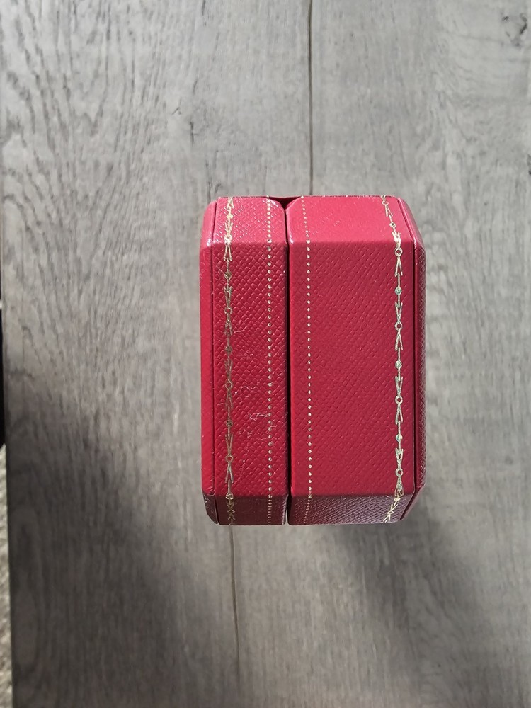Cartier Empty Red Leather Bracelet Box
