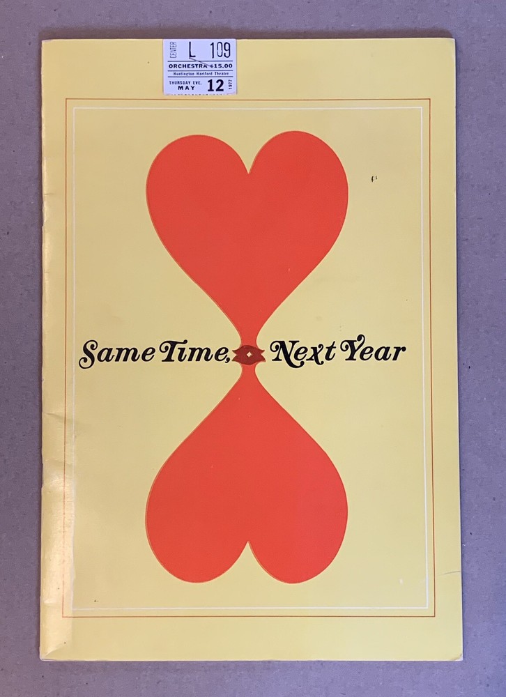 “Carol Burnett & Dick Van Dyke “SAME TIME NEXT YEAR" 1977 Souvenir Program