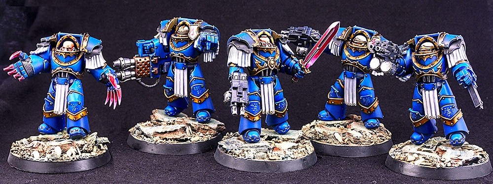 CATAPHRACTII TERMINATORS~SPACE MARINES=ALL LEGIONS~Games Workshop: WARHAMMER 40K