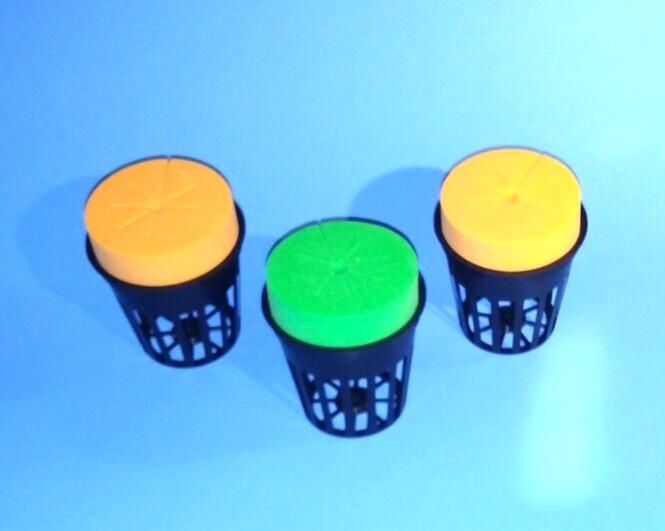 25 CLONE COLLAR INSERTS and 25 2" NET POT CUPS for HYDROPONIC SYSTEMS GROW KITS