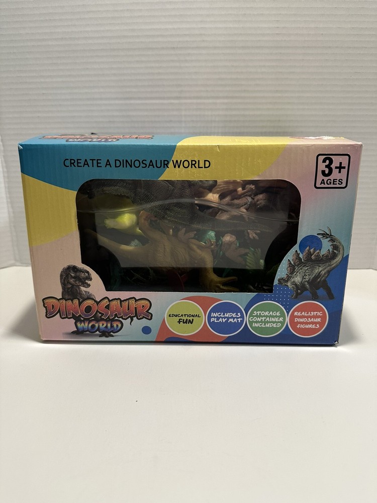 Dinosaur World Create a Dinosaur World Dinosaur Toys Storage Container Play Mat!