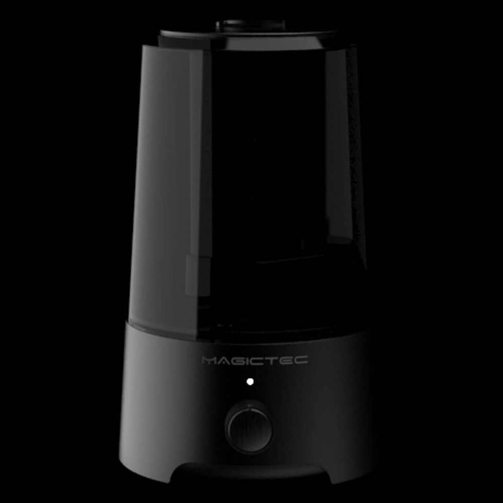Ultrasonic Humidifier with Auto Shut-Off – Silent 360° Black Diffuser