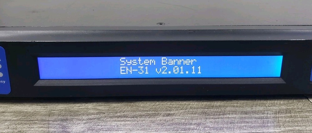 Powers Up* ADTEC EN-31 / MP2 Dual MultiCODEC Encoder/Modulator v2.01.11 UNTESTED