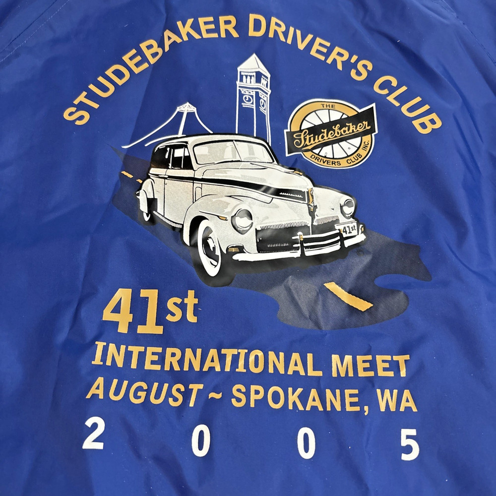 2005 Studebaker 41st International Meet Spokane Wa Jacket  size XL