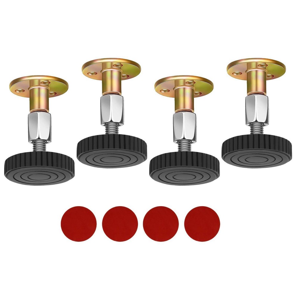 4Pcs Threaded Bed Frame Anti-Shake Tool Adjustable Headboard Stopper Tool