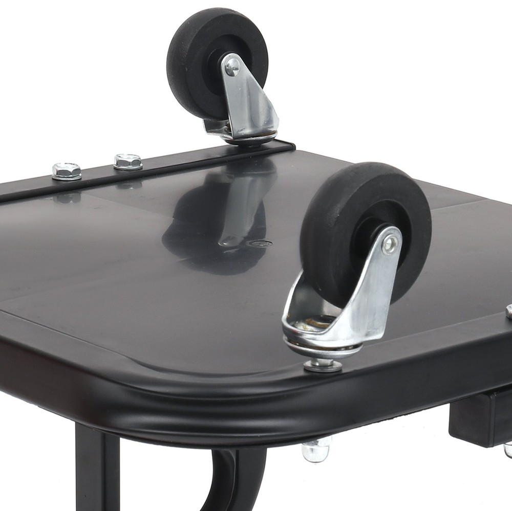 ?Rolling Mechanic Seat Garage Tool Box Creeper Chair Work Stool