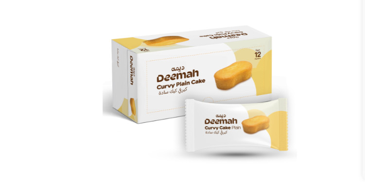 Deemah Curvy Plain Cake pack of 12x3=36