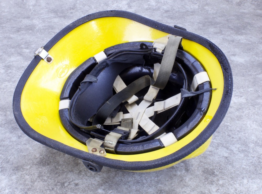 Vintage Safeco Fire Helmet