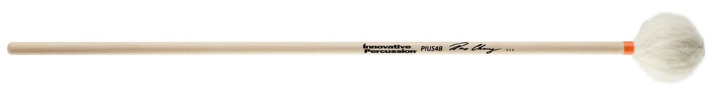 Innovative Percussion - PIUS4B - Medium Hard Marimba Mallets - White Yarn -
