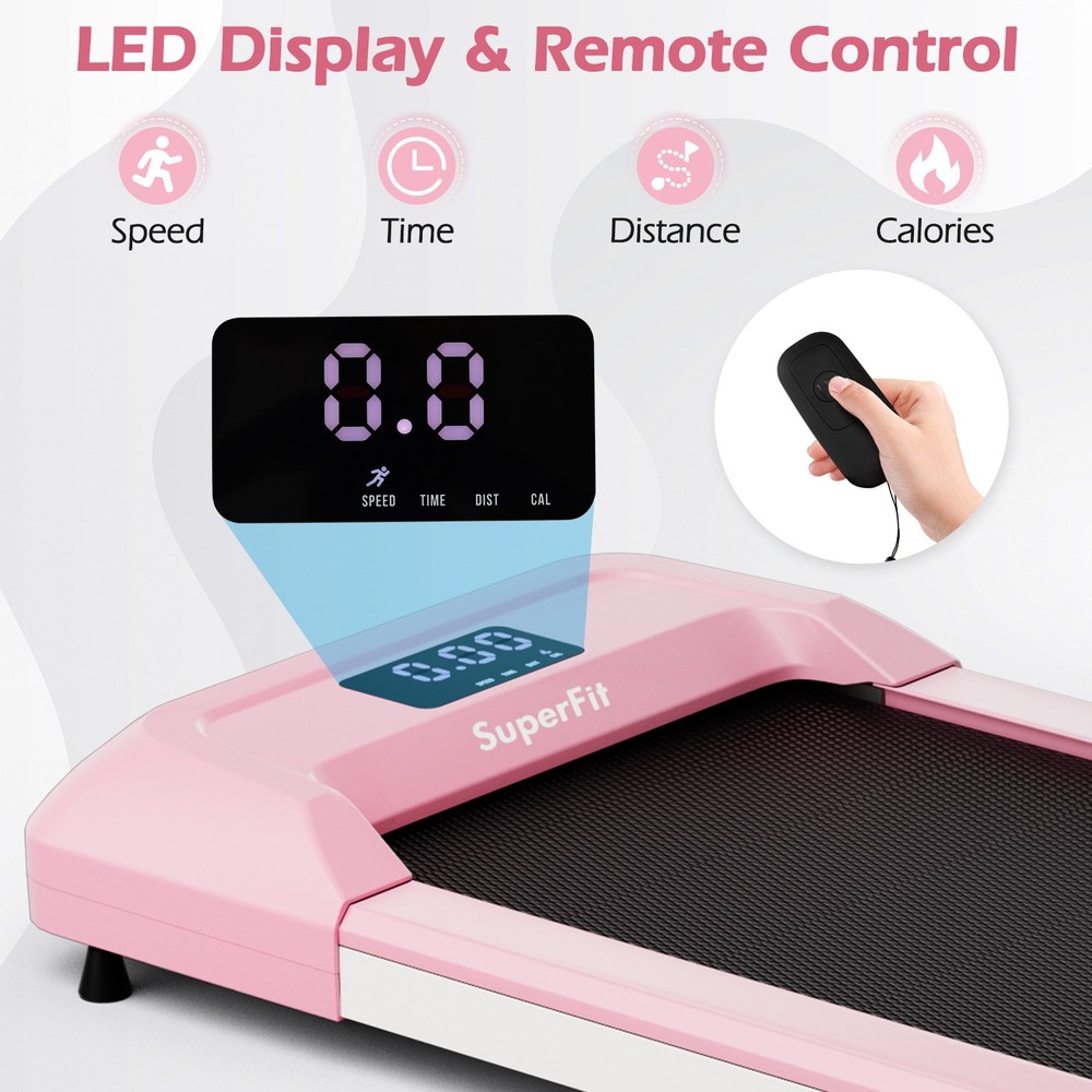 2.25 HP Walking Pad Under Desk Treadmill Jogging Machine w/ Remote Control