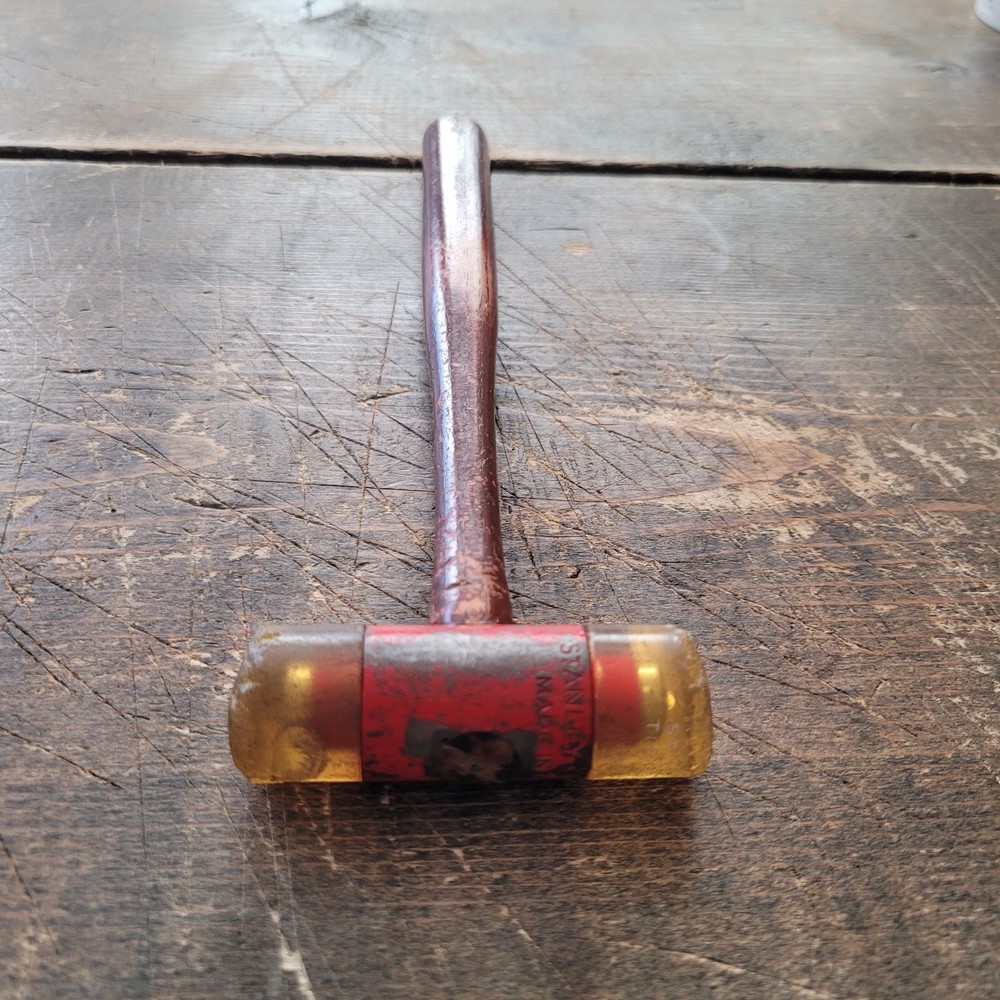Vintage Stanley No. 593 Double Soft Faced Mallet USA Tool Tools