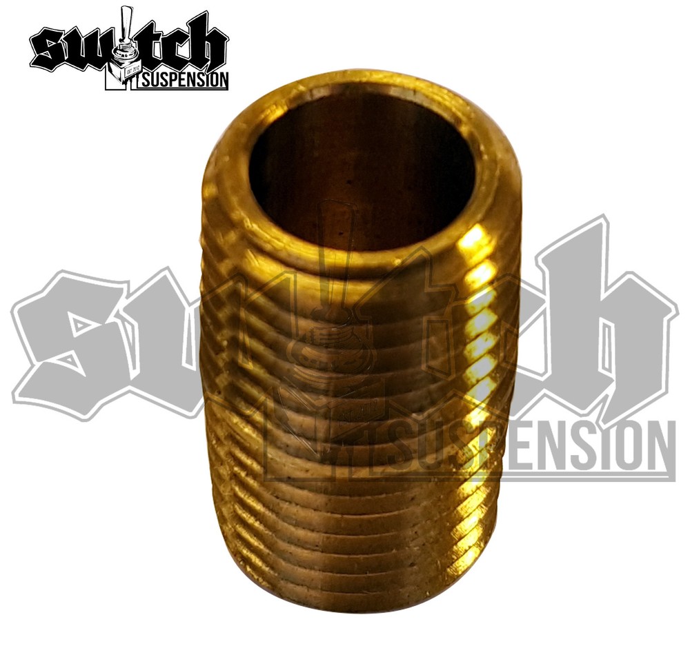 Brass Pipe Fitting 3/8 NPT Male Close Pipe Nipple Thread to Thread Connector