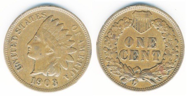 1903 INDIAN HEAD CENT / PENNY !! Full Clear Liberty !