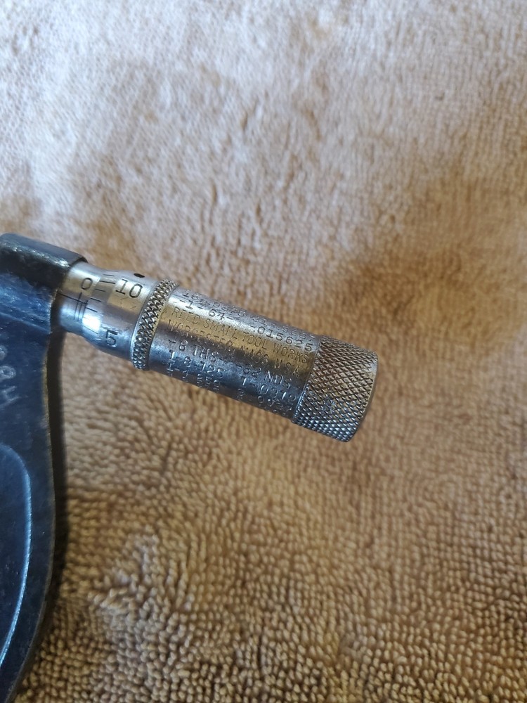 Vintage REED & SMALL Toolworks 5 - 6" Calipers Iron Frame