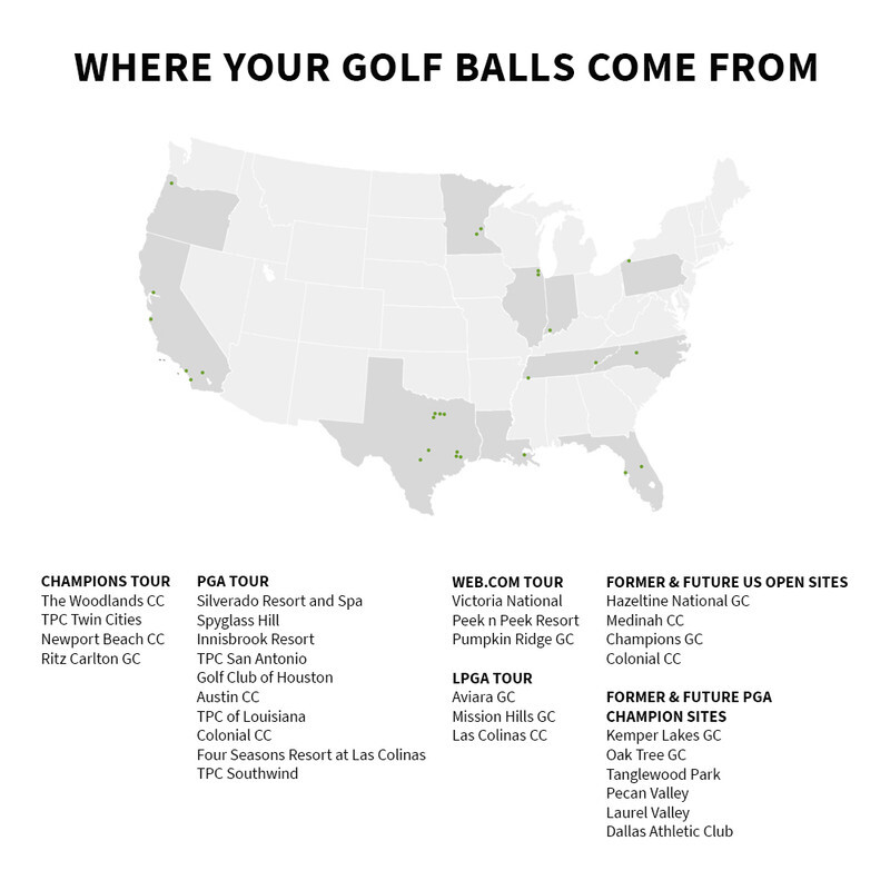 Srixon Soft Feel Used Golf Balls in Mint Condition, AAAAA Quality