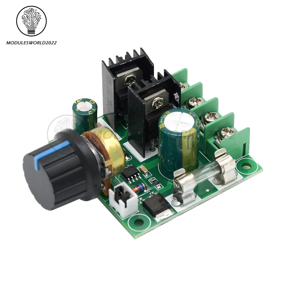 DC 12-40V 10A PWM DC Motor Speed Control Switch Controller Volt Regulator Dimmer