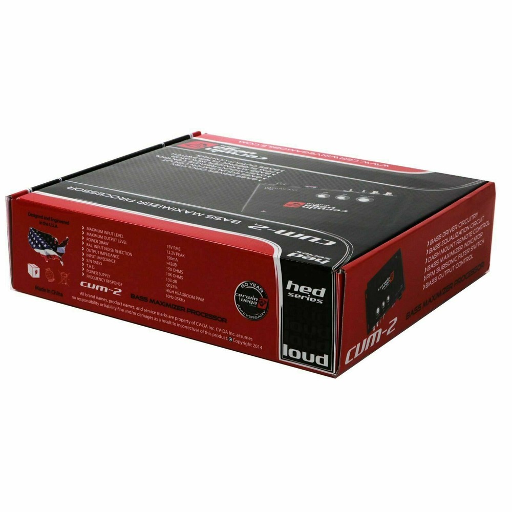 NEW Cerwin-Vega CVM2 Digital Bass Reconstruction Processor / Equalizer