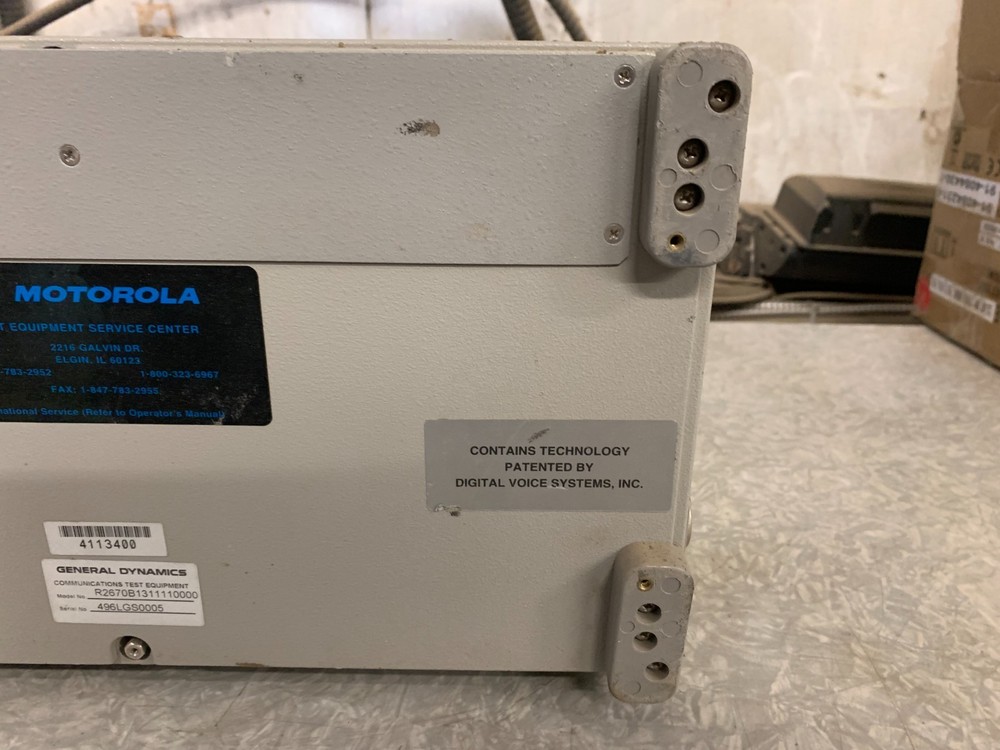 General Dynamics R2670 (Motorola R2670) Digital Communications System Analyzer