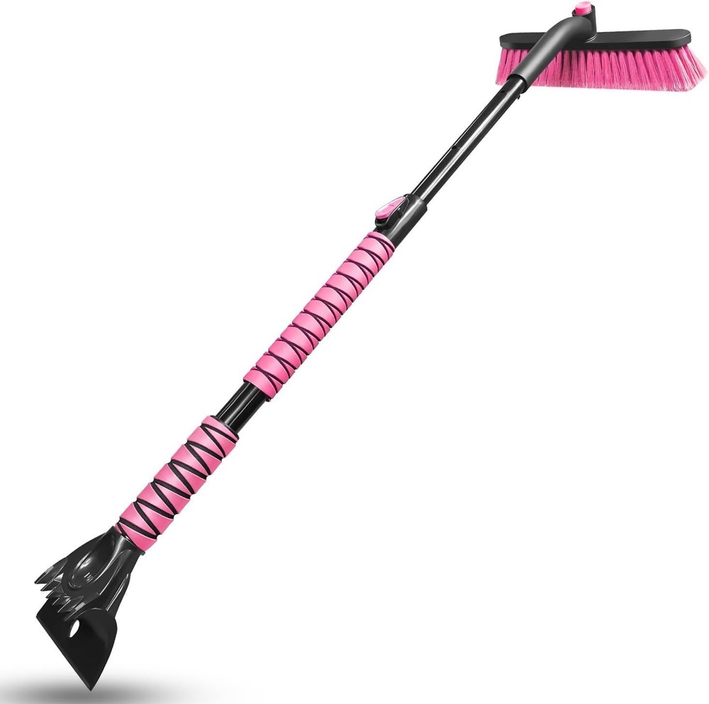 44 Inch Snow Brush for SUV, Ice Scraper for Car Windshield Window, Extendable...