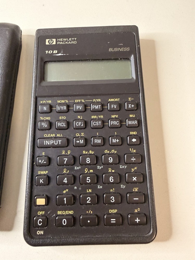 HP Hewlett Packard 10B Business Calculator