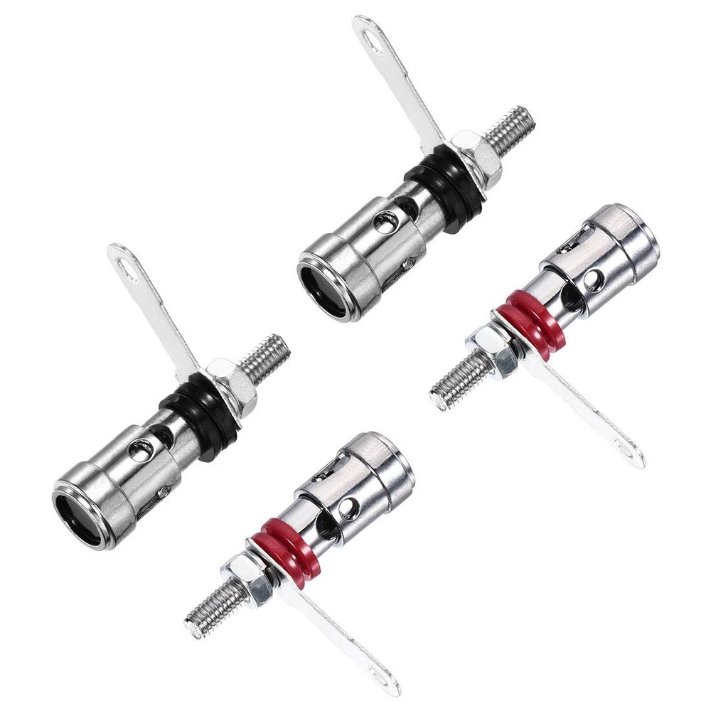 uxcell 4PCS Amplifier Terminal Connector Binding Post Push Quick Type 36mm...