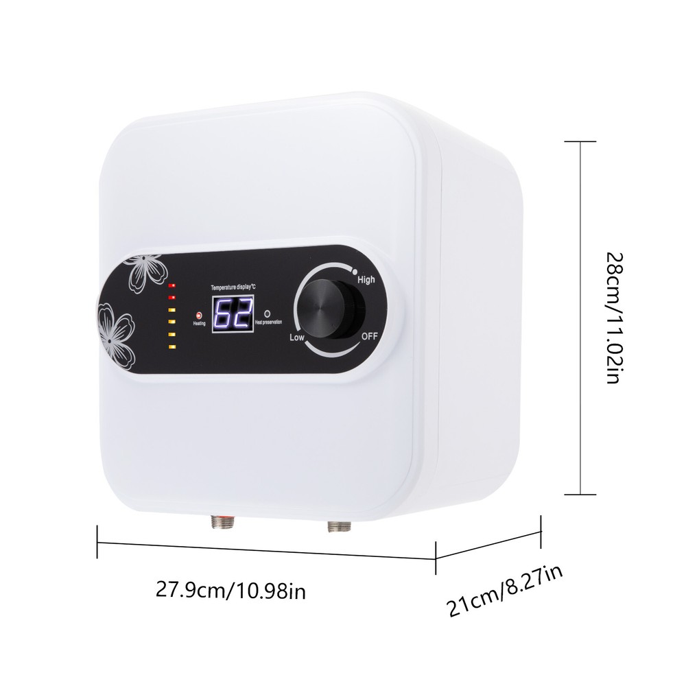 1500W Tankless Electric Hot Water Heater Instant Boiler On Demand Whole House