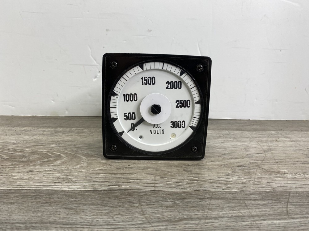 EAIVB Electromagnetic Industries Panel Meter 0-3000V AC - New without Box