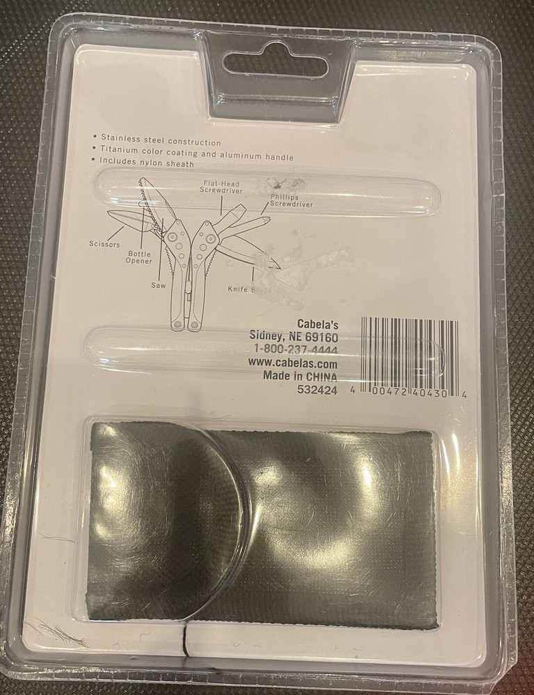 Cabela's Multi-Tool Green New