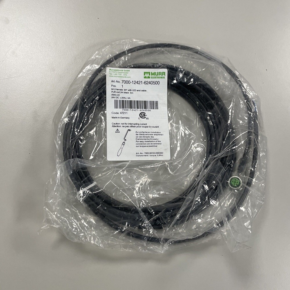 Murr 7000-12421-6240500 Cable
