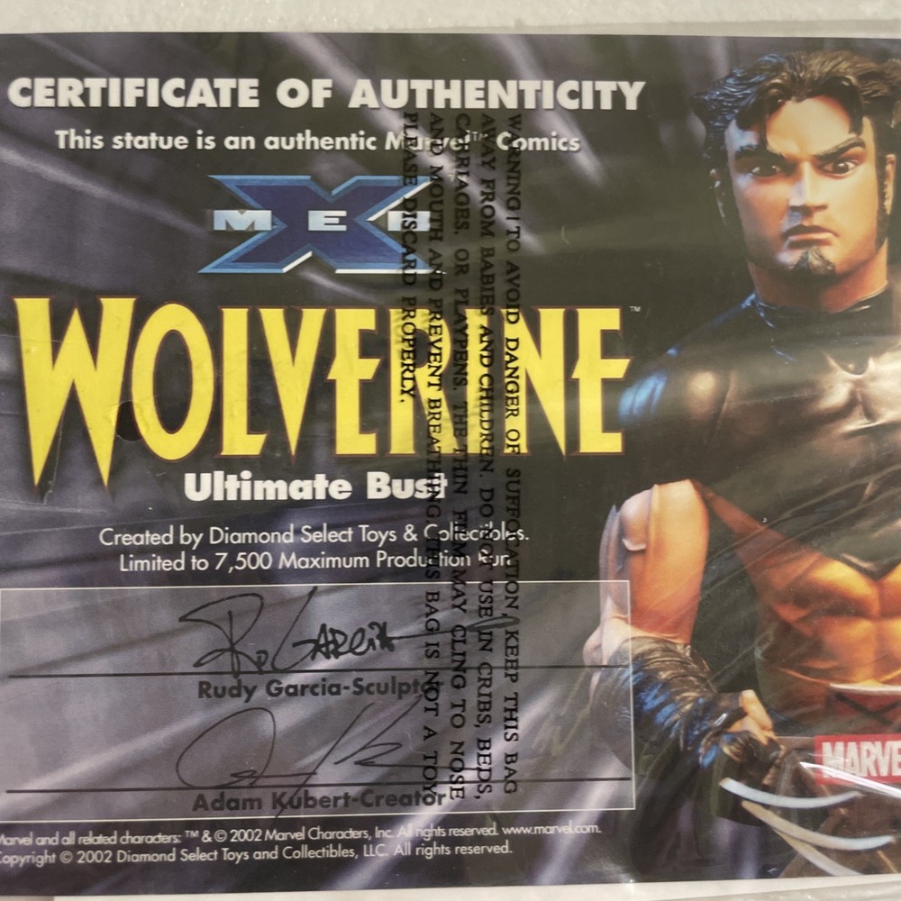 X-MEN WOLVERINE collectible ULTIMATE BUST STATUE model MARVEL DIAMOND SELECT