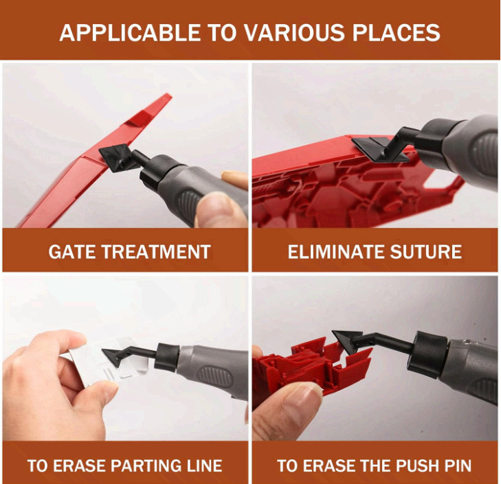 Cordless pen sander, variable speed, USB charge, LED, multi-purpose tool