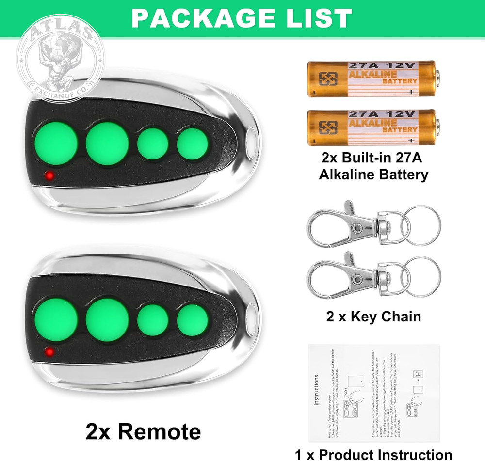 M12 Remote Control Transmitter 433.92 Mhz for Automatic Swing Sliding Gate, Comp