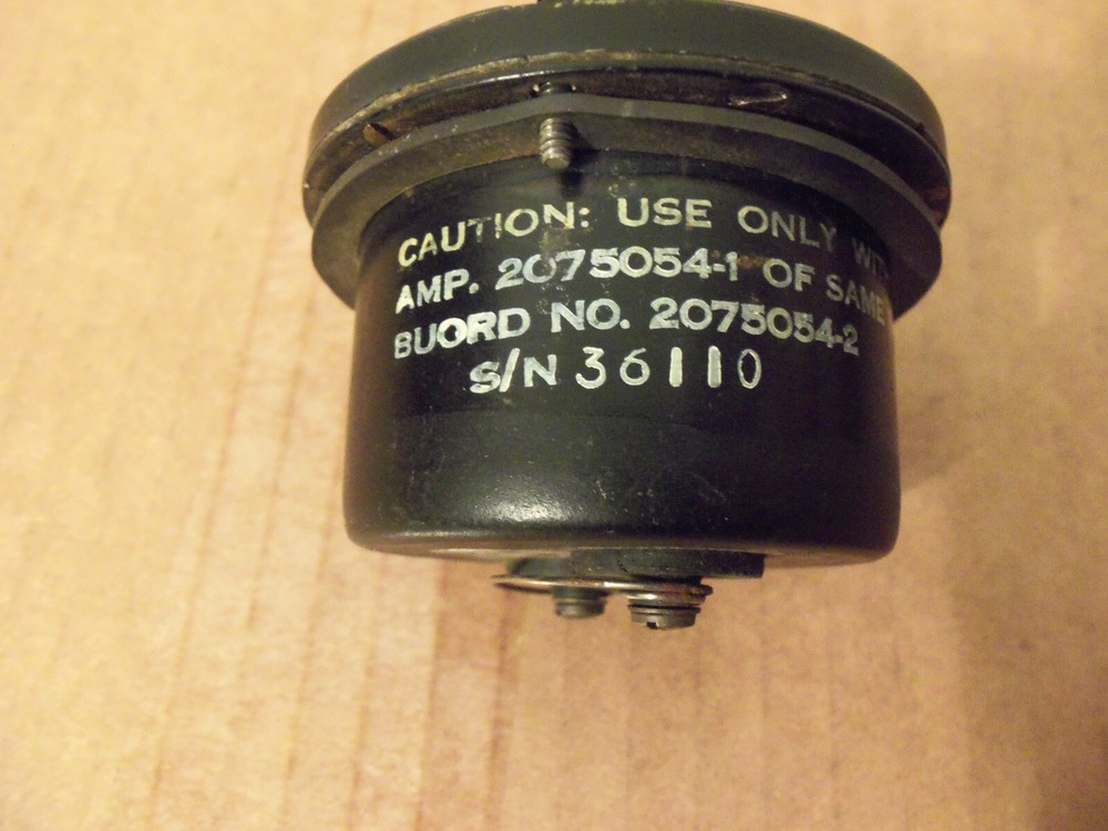 Triolab 2 inch Round DC Panel Meter 113-1420 Zero-Center Sealed Ruggedized
