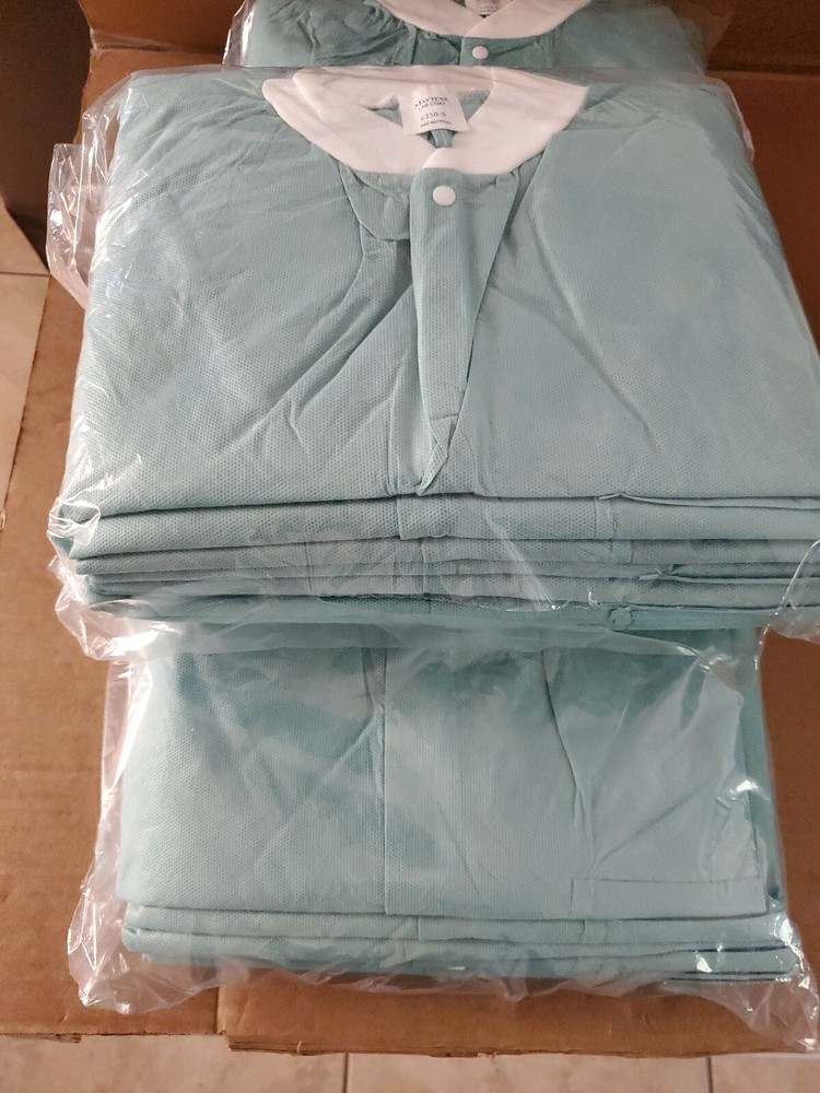 30 Maytex none-woven cloth sms laboratory isolation coats (small)