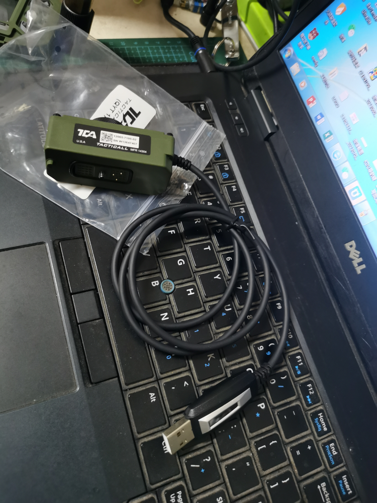 TCA PRC-152A Programming Cable USB Jack For Upgraded 15W Radio Accessories Line
