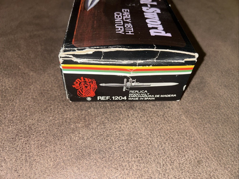 Denix Flintlock Pistol Sword Empty Box Replica Item