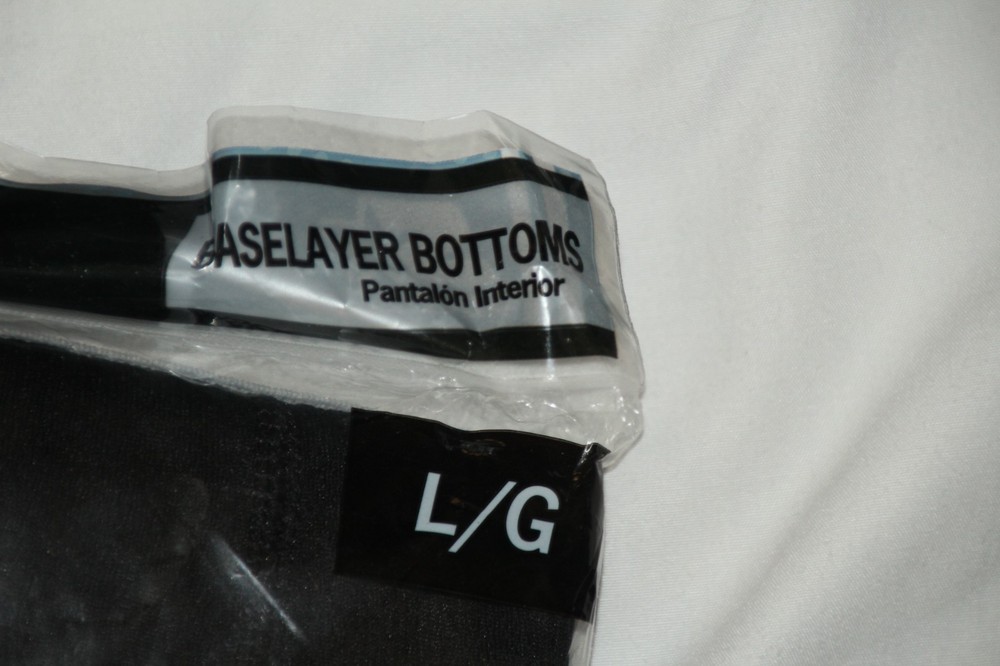 MEN'S STARTER PERFORMANCE BASELAYER BOTTOMS SIZE LARGE BLACK